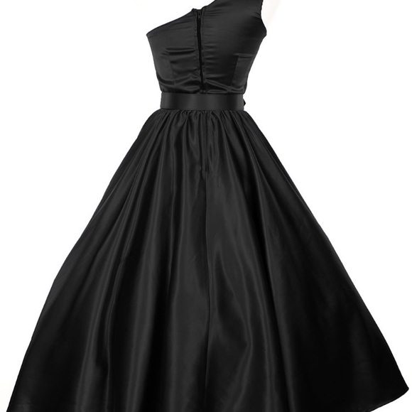 New! Pinup Couture Valerie Dress in Black - Picture 2 of 4